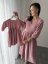 "Boho Breeze" dress MUM AND DAUGHTER - dark old pink - Size: XS/S