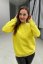 Oversized nursing sweater/hoodie - yellow
