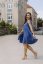 Aura dress MUM AND DAUGHTER - Royal blue