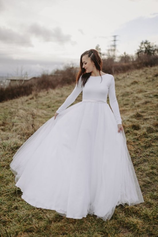 Maternity wedding dress – Tamie
