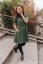 "Luna" Basic Dress - MUM AND DAUGHTER – Army green - Size: M/L