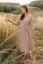 Nursing linen dress "Harmonia pure" - beige