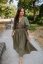 “Boho Cotton” Dress – army green - Size: M/L