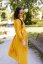 "Boho Breeze" dress - Mustard - Size: 3XL/4XL