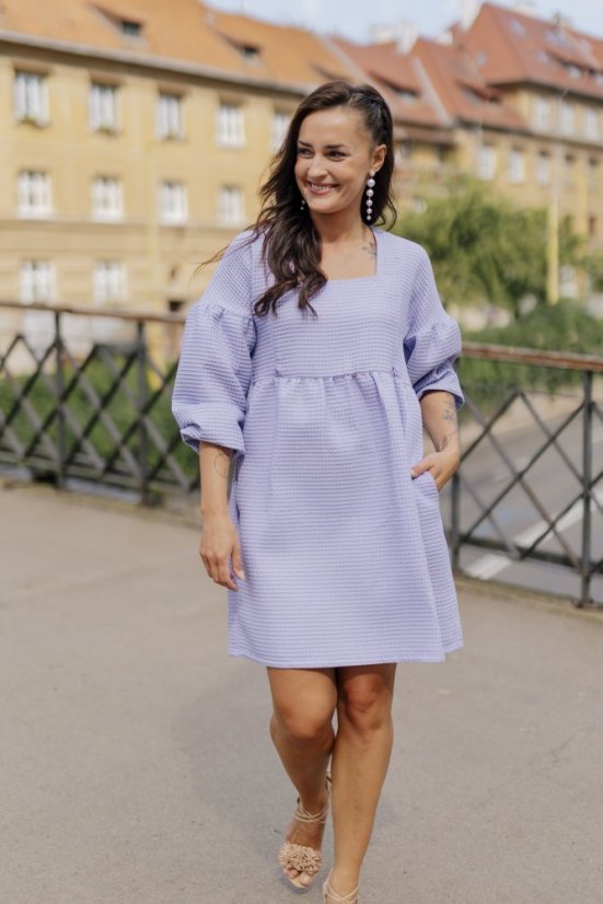 Dress "Maison Waffle" - MOM AND DAUGHTER - lila - Size: XS/S