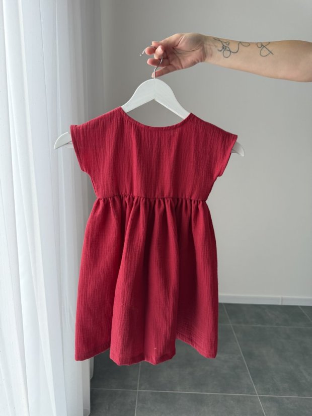 Maxi BOHO muslin dress - MOM AND DAUGHTER - various colors and patterns - Size: XL/2XL