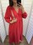 Breastfeeding "Boho Breeze" dress -Red