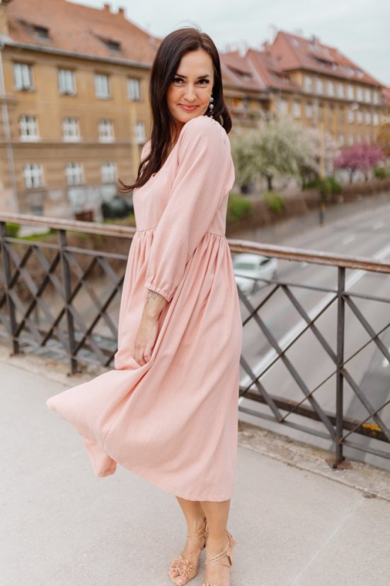 Linen dress "Boho Breeze"  -  different colors
