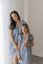 Breastfeeding "Tartana" dress - MOTHER AND DAUGHTER - blue