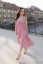 "Aura" dress - dark old pink - Size: Custom size