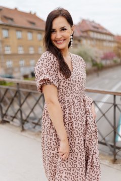 "Boho Breeze" dress - leopard