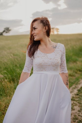 Svatební šaty – Amalia - Velikost S