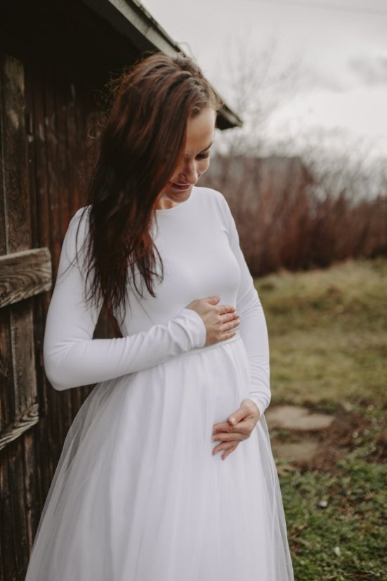 Maternity wedding dress – Tamie