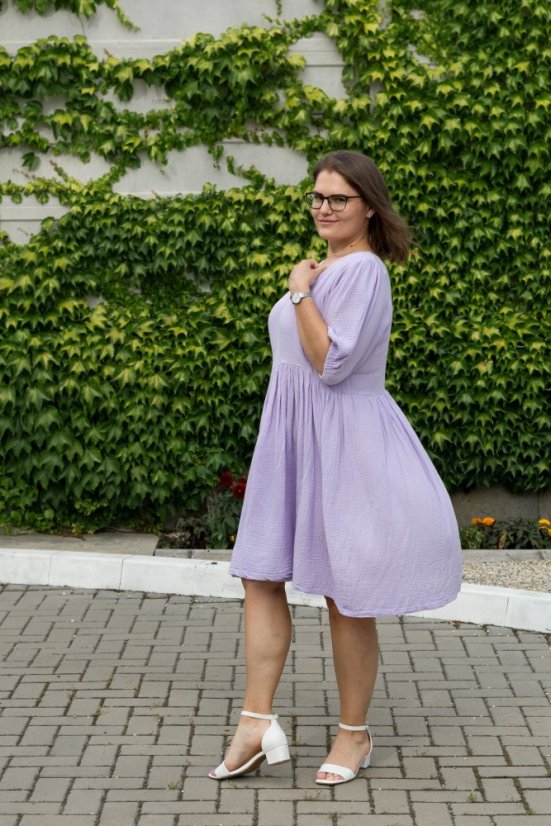 "Boho Breeze" dress - lila - Size: M/L