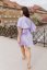 Evening dress – MOTHER AND DAUGHTER – lila - Size: M/L, Variant: For breastfeeding, Children's clothing size: 140-146