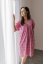 Nursing dress "Tartana" - MOTHER AND DAUGHTER - pink - Size: XL/2XL