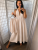 The Aria Muslin Dress - MUM and DAUGHTER - light apricot