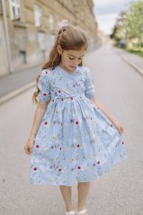 Children's wrap dress - various colors and patterns
