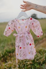 Poplin wrap dress - MOM AND DAUGHTER - Various patterns