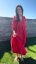 Breastfeeding "Boho Breeze" dress -Red