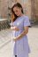 "Luna" Basic Dress - LILA - Size: 3XL/4XL