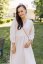 "Boho Breeze" dress - apricot - Size: M/L, Variant: For breastfeeding, Length of the sleeve: short, Length: Long, Belt: No belt, Pockets: without packets