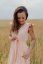 Knitted dress "Valencia" - Peach