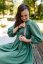 "Boho Breeze" dress - emerald - Size: 3XL/4XL