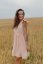 Knitted dress "Valencia" - Peach