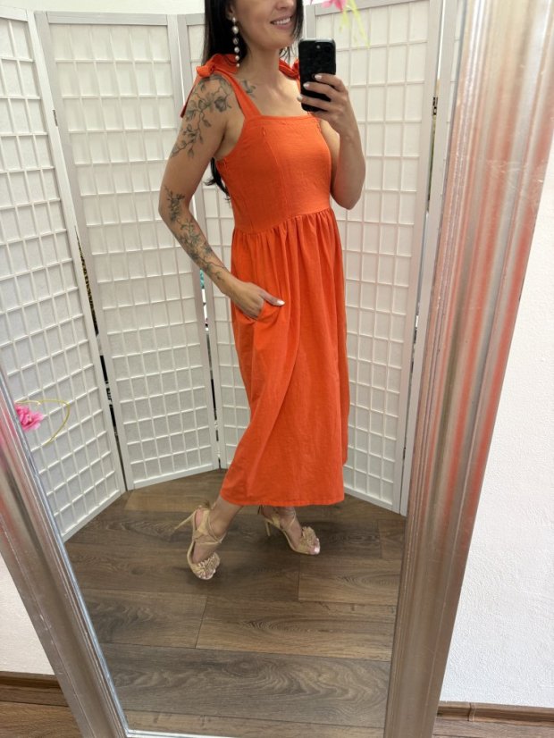 Lněné "Aurela" MAMA A DCERA - různé barvy - Velikost: 4XL