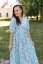 "Boho Breeze" dress MUM AND DAUGHTER - mint leaves - Size: XS/S