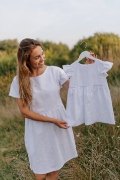 MATCHY Linen short dress - different colors