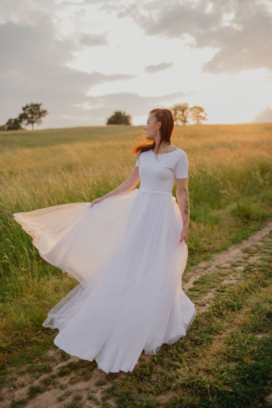 Maternity wedding dress – Tamie