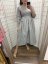 Cotton wrap dress - grey dots - Size: XL/2XL