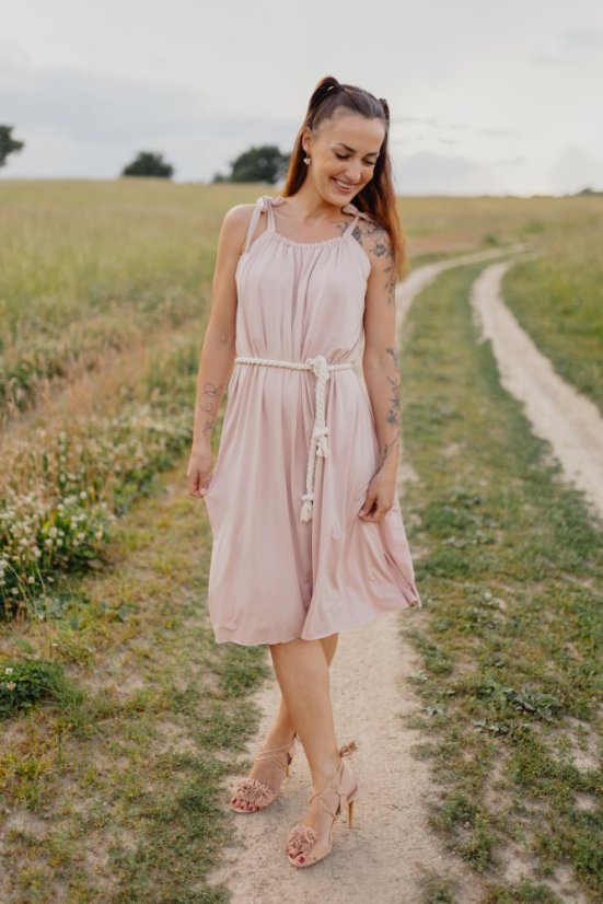 Bamboo dress - old pink