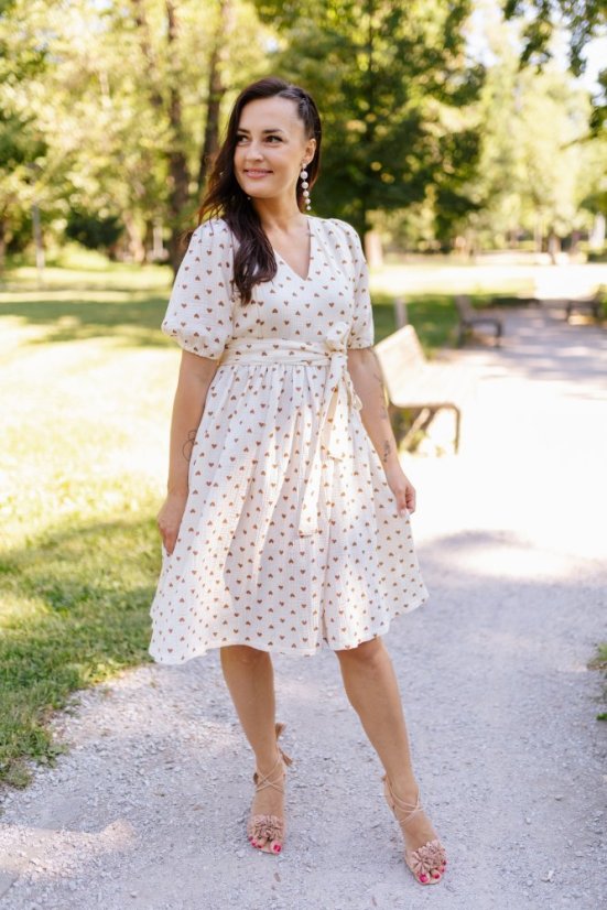 "Boho Breeze" dress MUM AND DAUGHTER - hearts