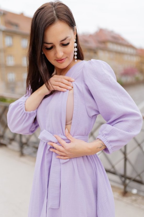 "Boho Breeze" dress MUM AND DAUGHTER - lila