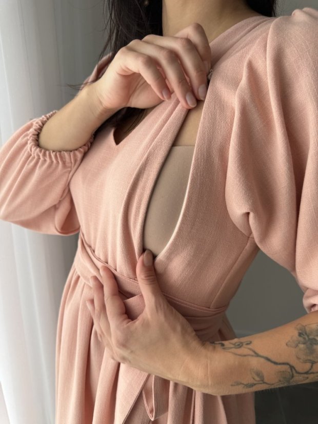 Lněné šaty "Boho Breeze" - různé barvy