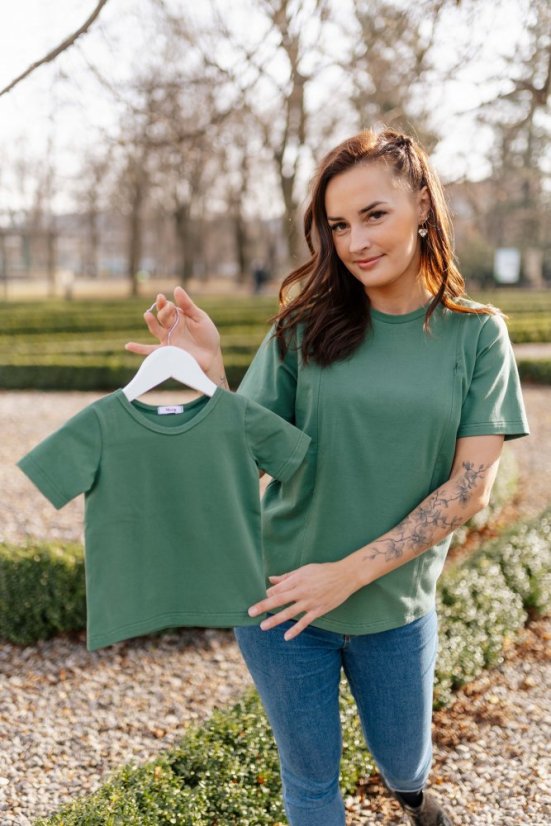 MATCHY Oversized T-shirt - Dark mint