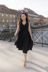 "Aura" dress - black