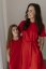 "Luna" Basic Dress - MUM AND DAUGHTER – Red - Size: M/L