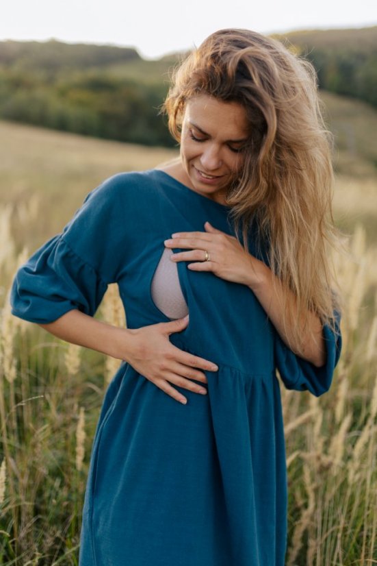Šaty "Maison Linen" - MÁMA A DCERA – Různé barvy - Velikost: XL/2XL