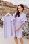 Evening dress – MOTHER AND DAUGHTER – lila - Size: M/L, Variant: For breastfeeding, Children's clothing size: 140-146