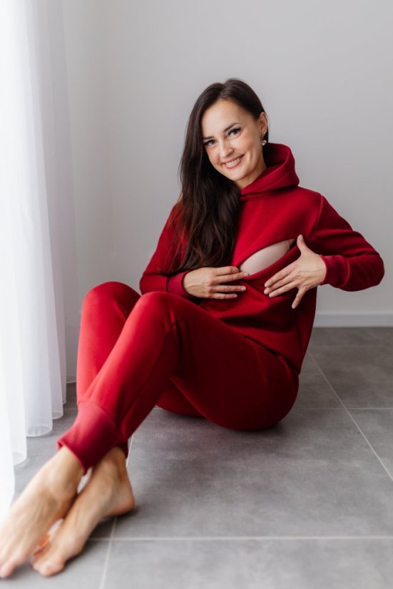 Warm nursing hoodie – different colors - Size: XL/2XL