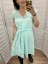 Knitted dress "Valencia" - light mint - Size: 3XL/4XL