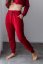High-waisted sweatpants – burgundy - Size: XS/S