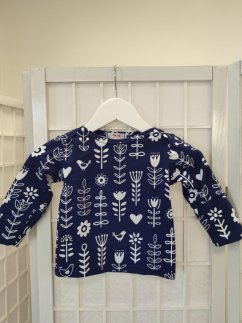 Dětské triko - modrotisk