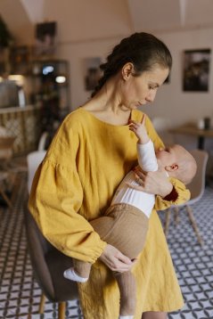 "Maison Linen" dress - Mustard