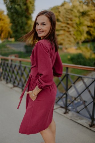 Linen wrap dress - Various colors